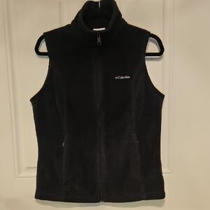 Columbia Black Fleece Vest Ladies Medium
